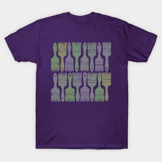 Paintbrush , seamless pattern T-Shirt by marina63